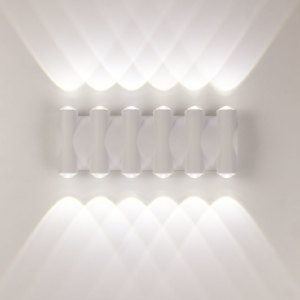 Уличный настенный светильник Am359 AM359-12X1W WH 4000K