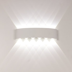 Уличный настенный светильник Am307 AM307-12X1W WH 4000K