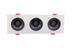 Встраиваемый светильник AM Group AM480-3 BK+WH 23,1W