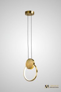 Светильник подвесной AM Group AM463 POLISHED GOLD