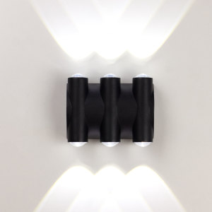 Уличный настенный светильник Am359 AM359-6X1W BK 4000K