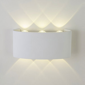 Уличный настенный светильник Am307 AM307-6X1 W WH 4000K