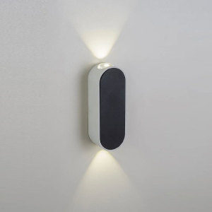 Уличный настенный светильник Am308 AM308-2X3 W WH+BK 4000K