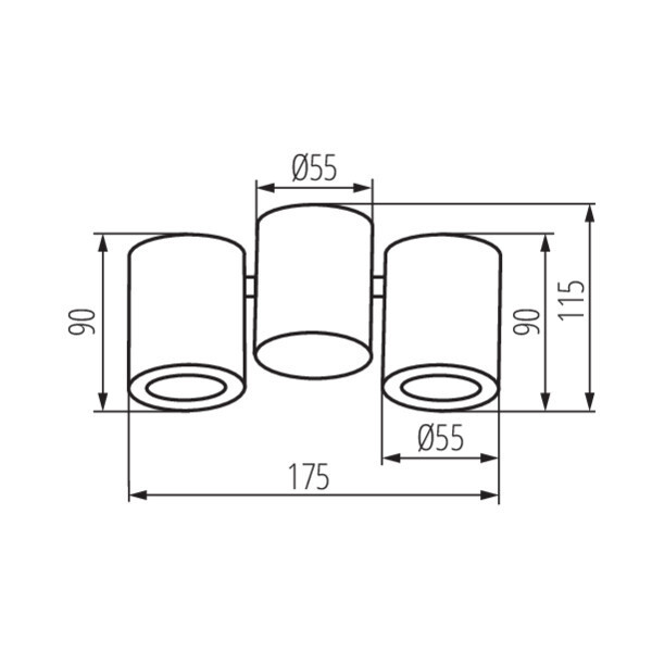 Накладной светильник Blurro 32952