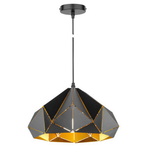 Светильник подвесной Am32 AM325 BK+GL