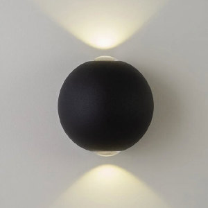 Уличный настенный светильник Am304 AM304-2X3 W BK 4000K