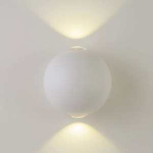 Уличный настенный светильник Am304 AM304-2X3 W WH 4000K