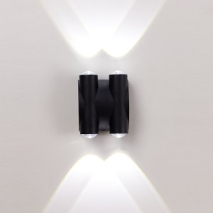 Уличный настенный светильник Am359 AM359-4X1W BK 4000K