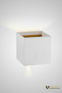 Настенный светильник Am11 AM113-2X5W WH+GL