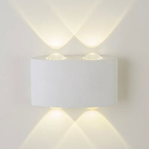 Уличный настенный светильник Am307 AM307-4X1 W WH 4000K