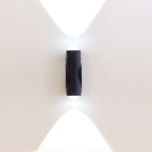 Уличный настенный светильник Am359 AM359-2X1W BK 4000K