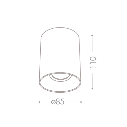 Накладной светильник Riti 27570