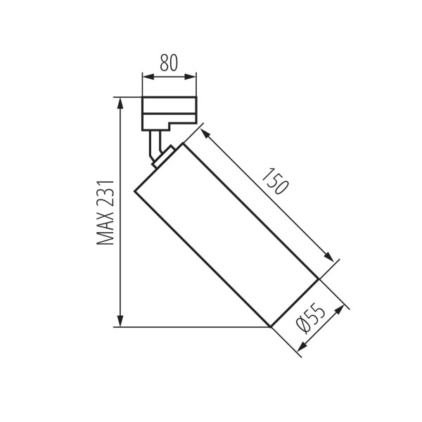 Трековый светильник Acord 33138