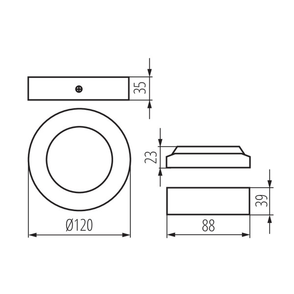 Светильник потолочный Carsa 33530