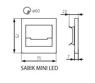 Подсветка для ступеней Sabik 23109