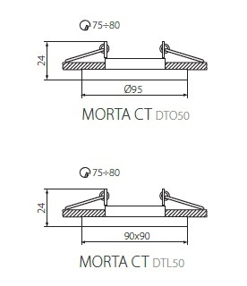 Встраиваемый светильник Morta 26719