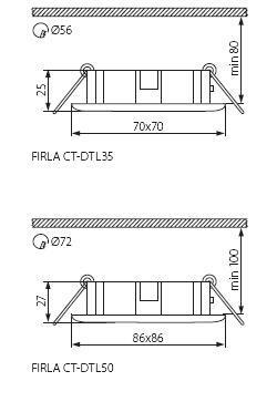 Встраиваемый светильник Firla 8665