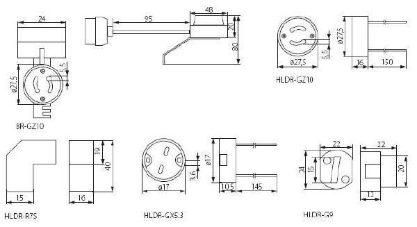 Патрон Hldr-Gx5.3 72109