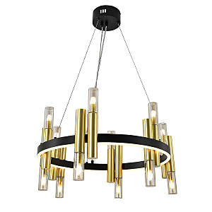 Подвесная люстра Fiamma V000107L 13027/12P Black