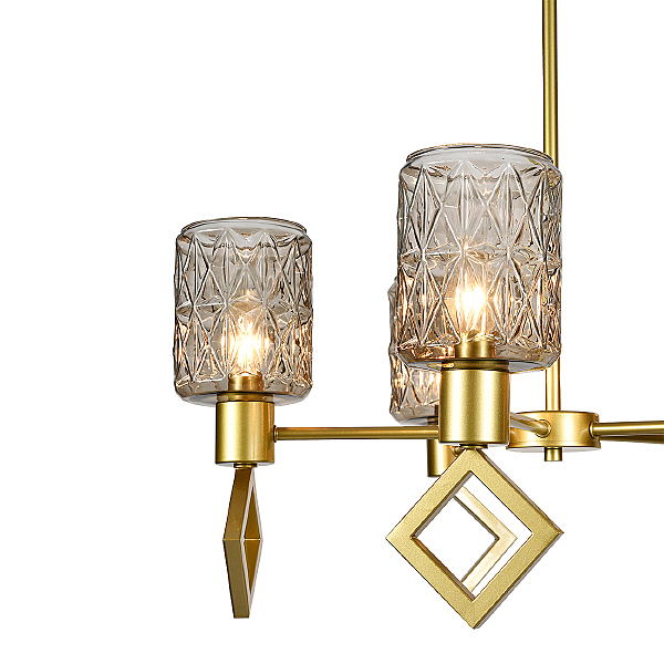 Люстра на штанге Preda V000469 13025/5R Gold