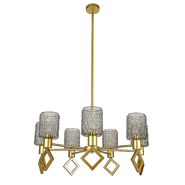 Люстра на штанге Preda V000470 13025/7R Gold