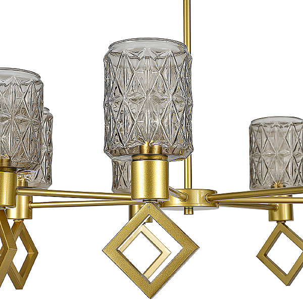 Люстра на штанге Preda V000470 13025/7R Gold