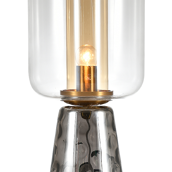 Настольная лампа Strego V000473 11045/1T Smoke