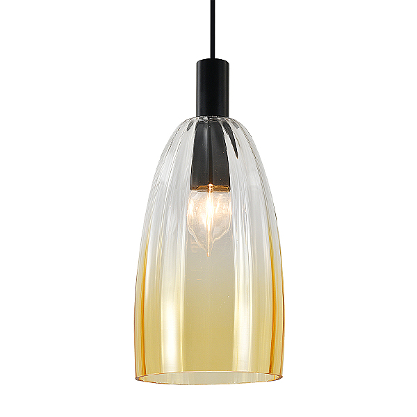 Светильник подвесной Soave V000494 11047/C/1P Amber