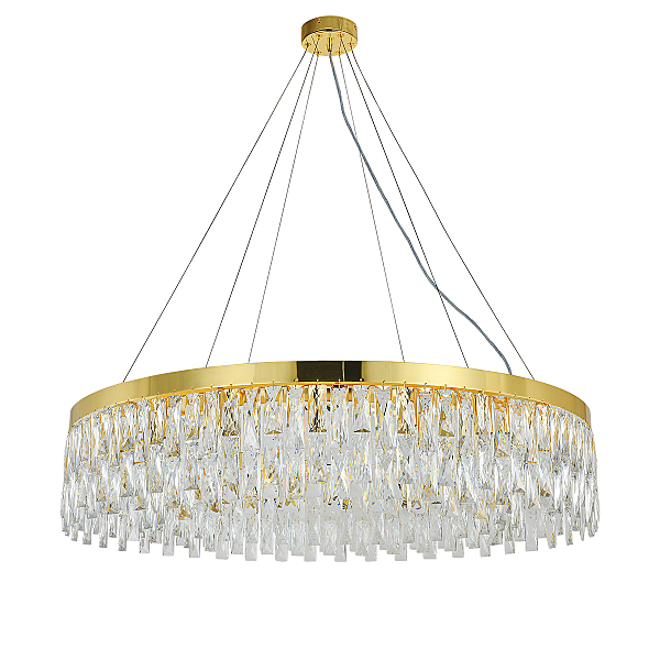 Подвесная люстра Anna V000496 12029/18P Gold
