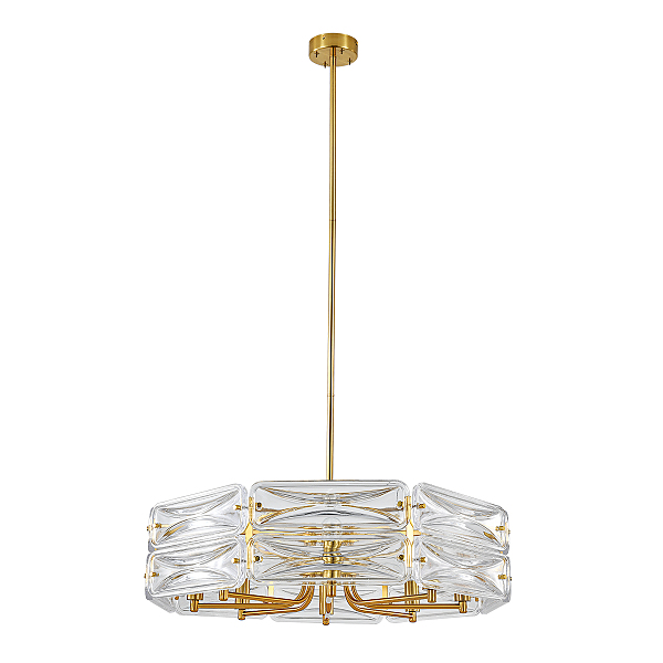 Люстра на штанге Zaffiro V000499 12046/8P Brass