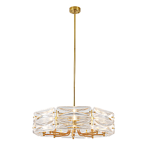 Люстра на штанге Zaffiro V000499 12046/8P Brass