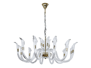 Подвесная люстра 3650 3654+12/C gold