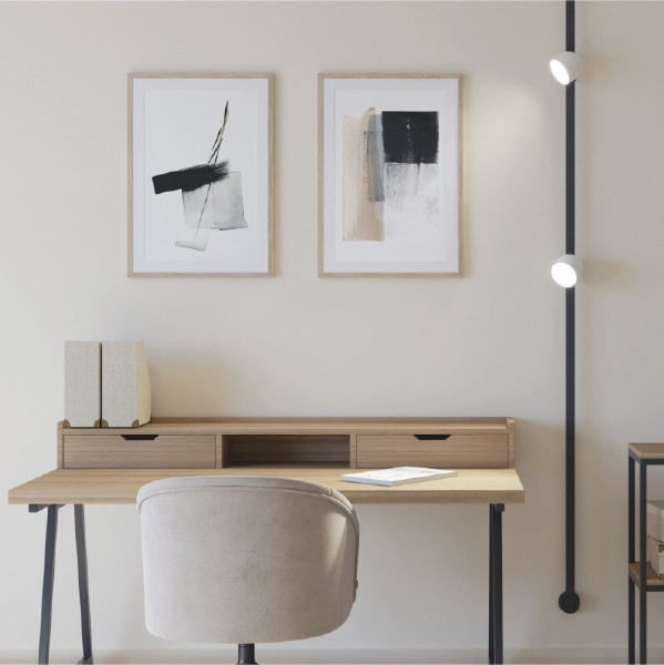 Трековый светильник Belty Spot DK5543-WH+BK