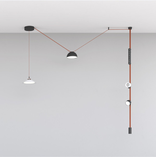 Трековый светильник Belty Flow DK5565-WH+BK