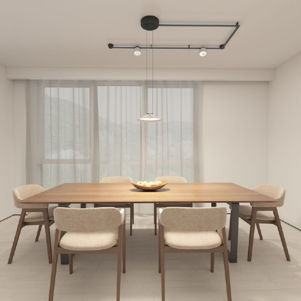 Трековый светильник Belty Flow DK5565-WH+BK