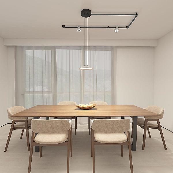 Трековый светильник Belty Flow DK5565-WH+BK