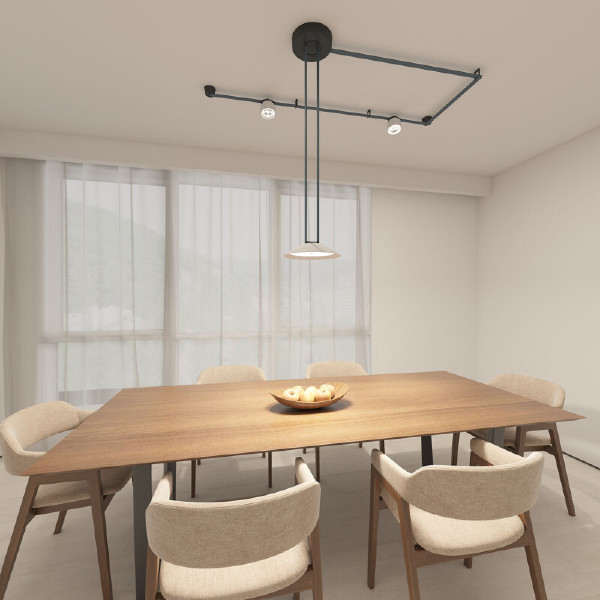 Трековый светильник Belty Flow DK5565-WH+BK
