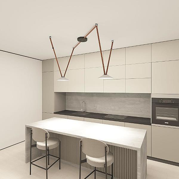 Трековый светильник Belty Flow DK5565-WH+BK