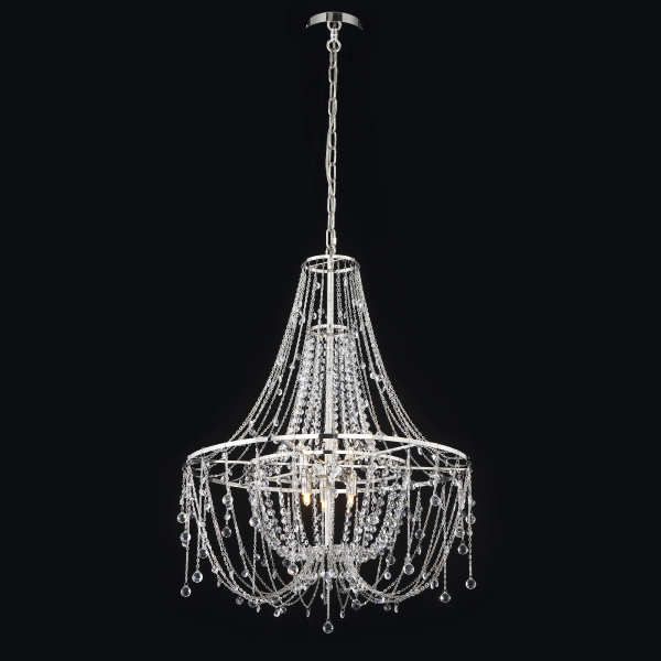 Подвесная люстра P168288 P168288M chrome