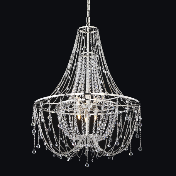 Подвесная люстра P168288 P168288M chrome