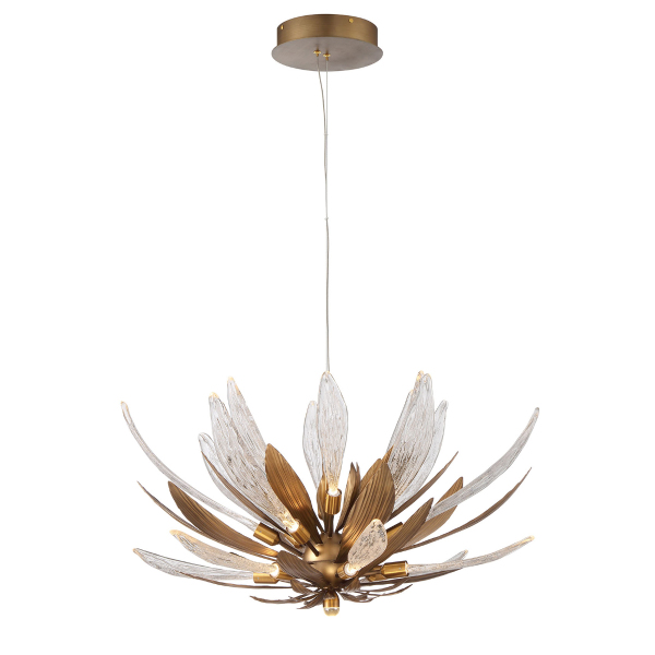 Подвесная люстра RP168416 RP168416-19 bronze/clear