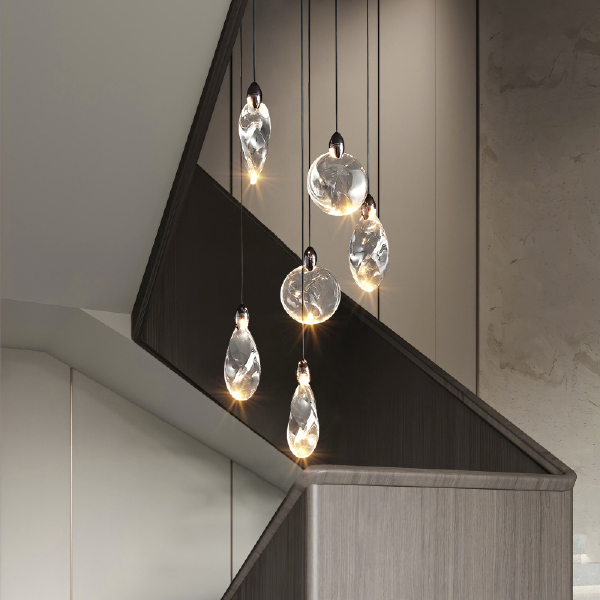 Светильник подвесной Colvin MT9176-6H pearl black