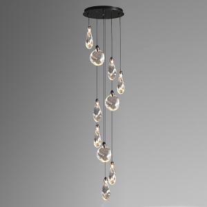 Светильник подвесной Colvin MT9176-10H pearl black