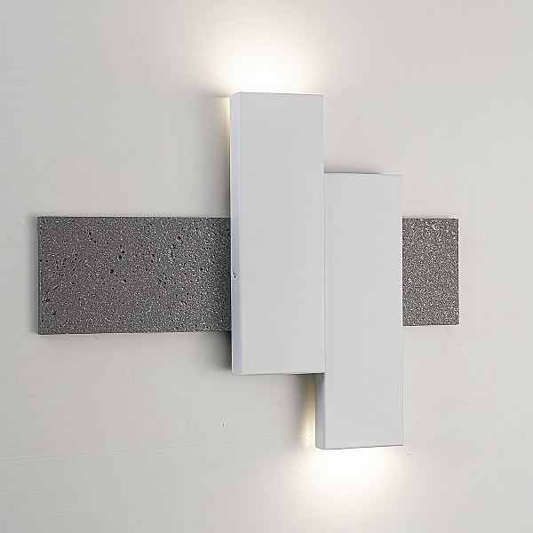 Настенный светильник Avanzato V000119L 14023/2W Silver stone
