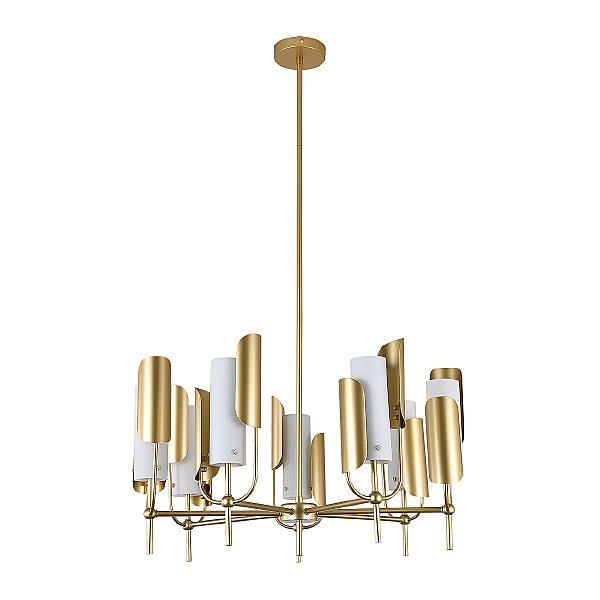 Люстра на штанге Impero V000503 11048/7R Gold