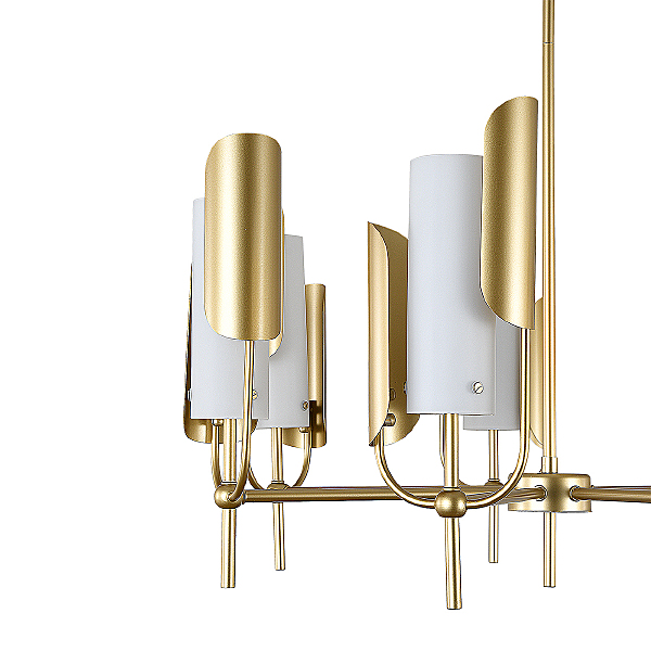 Люстра на штанге Impero V000503 11048/7R Gold