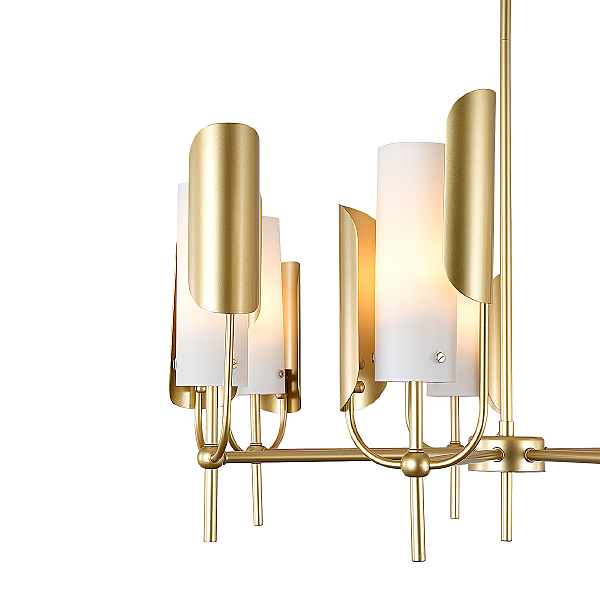 Люстра на штанге Impero V000503 11048/7R Gold