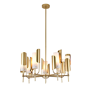 Люстра на штанге Impero V000503 11048/7R Gold