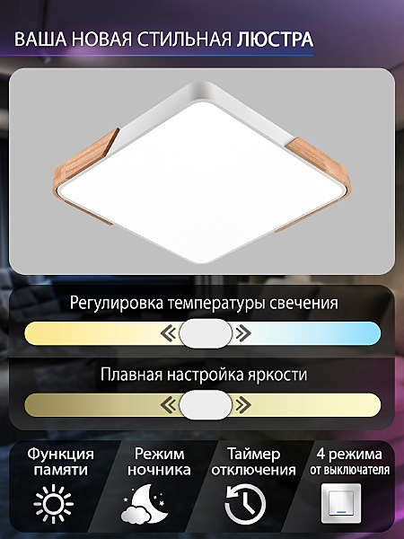 Светильник потолочный Natali Kovaltseva LED LAMPS 81411