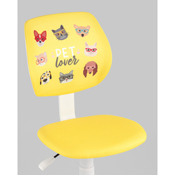 Компьютерное кресло ЛОЛО 5256D-W Pet yellow